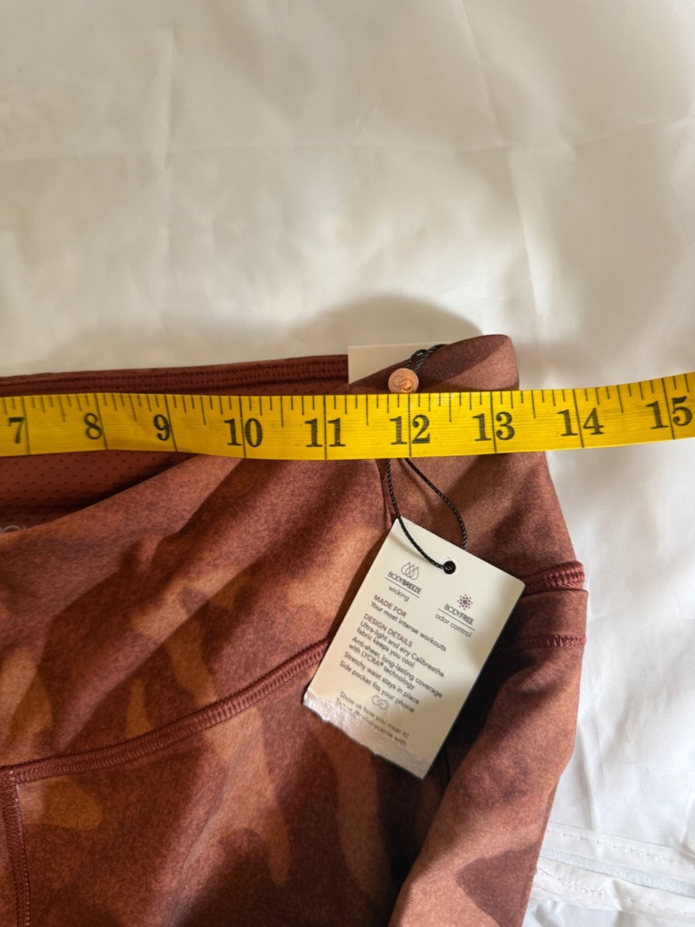 CALIA by Carrie Underwood Rust Camo Leggings - Picture 6 of 7